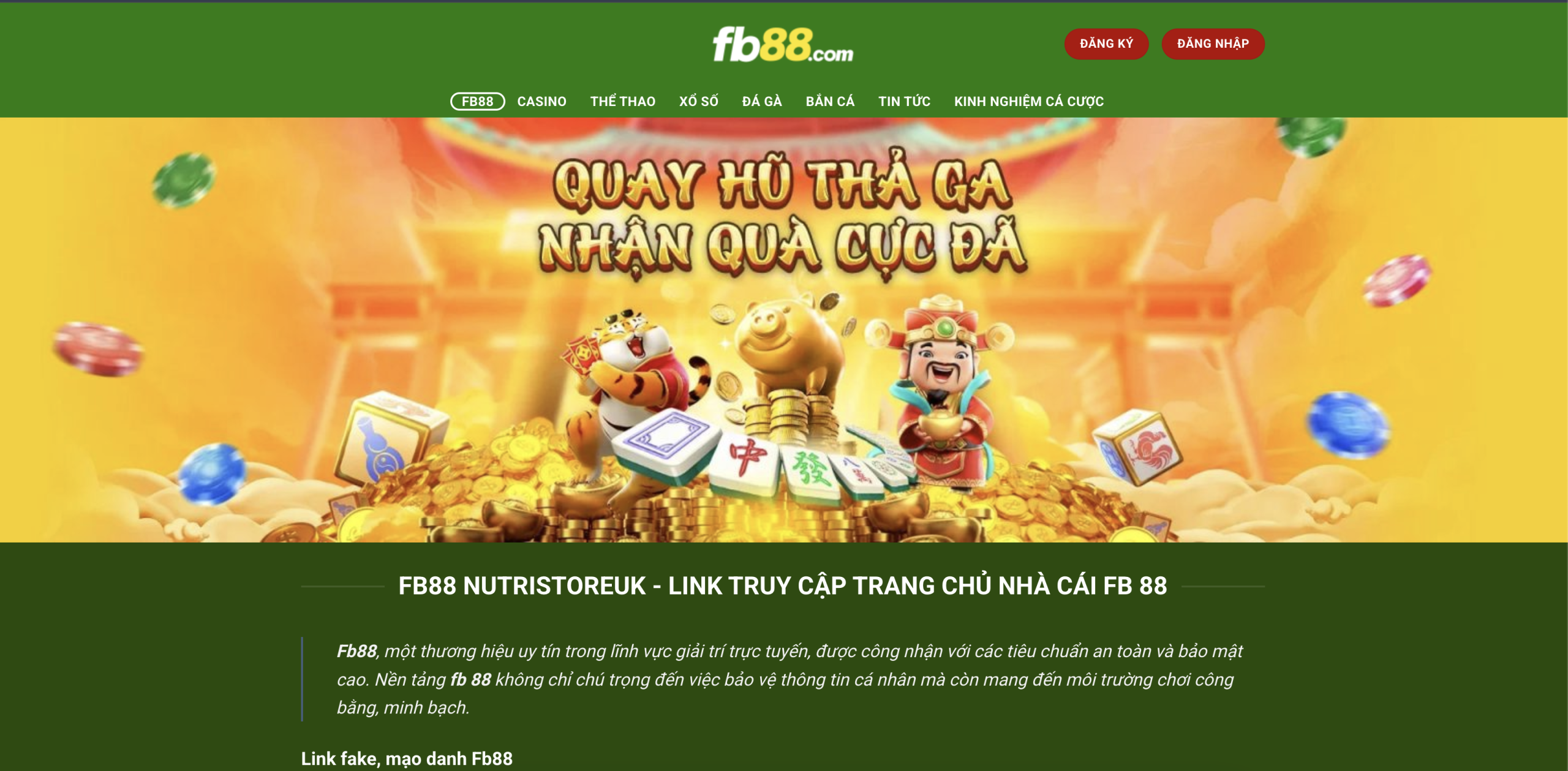Thể thao FB88 – Nơi cảm xúc bóng đá và đam mê cá cược gặp nhau