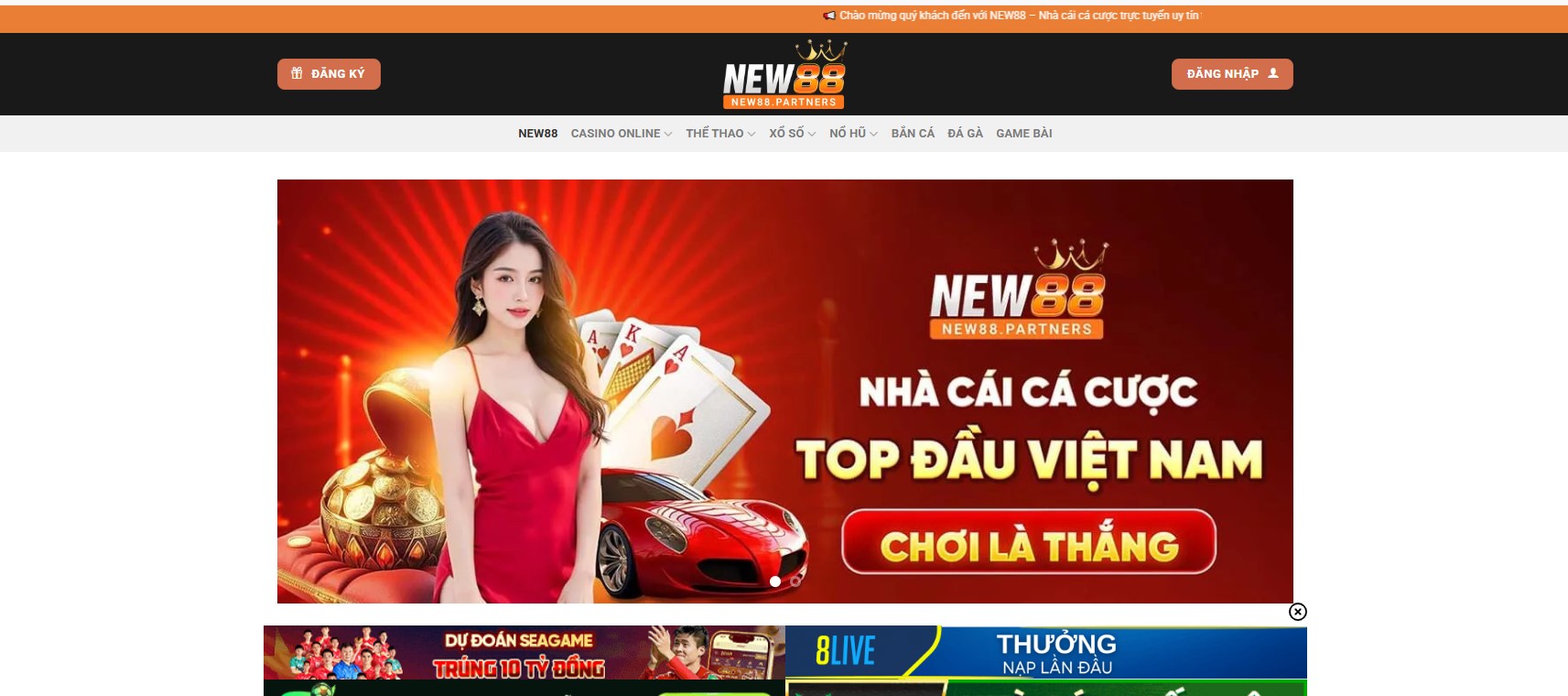 New88 – Cá Cược Thể Thao Hiện Đại, Kèo Chuẩn, Trải Nghiệm Đỉnh Cao