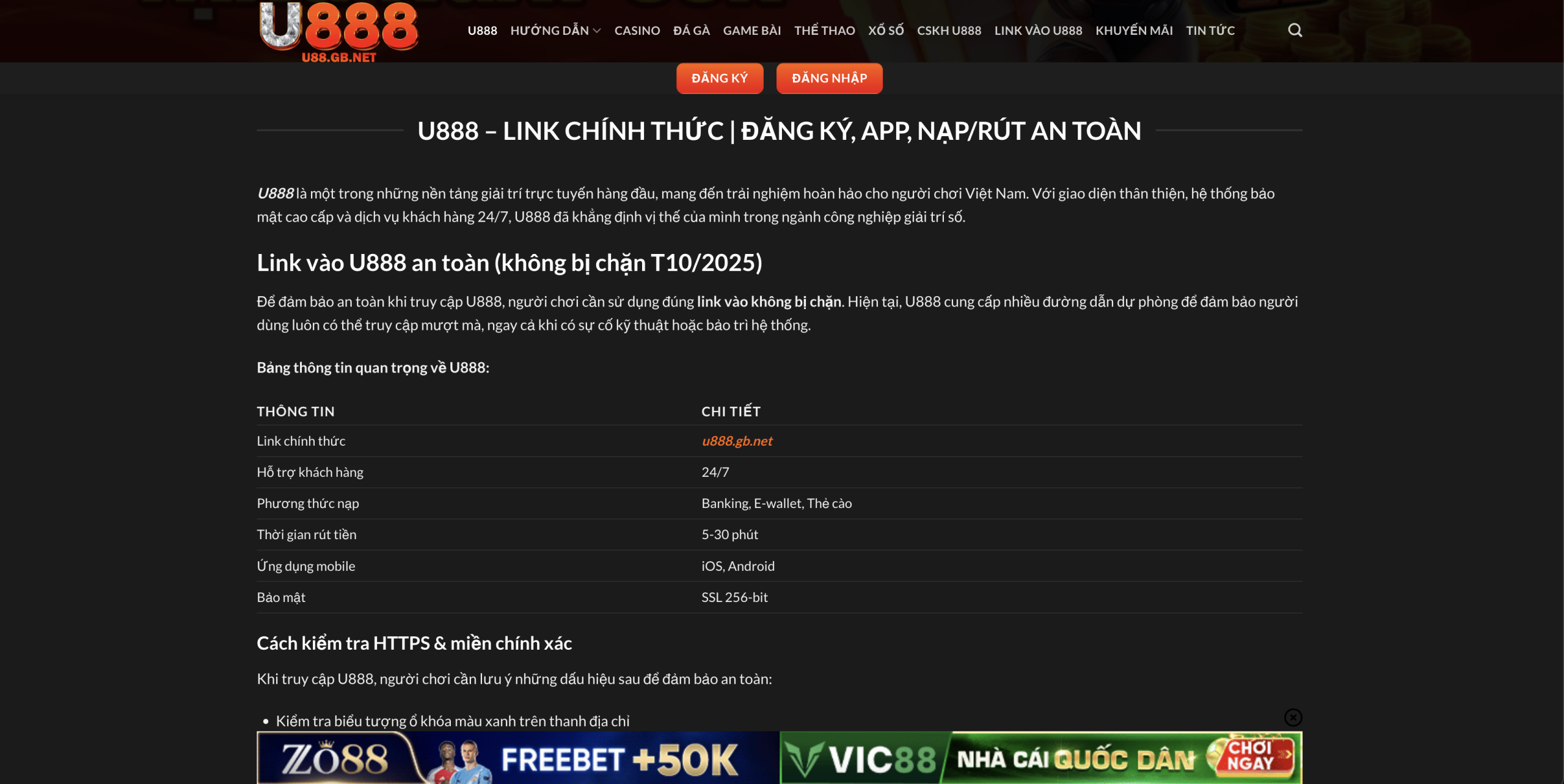 U888 là gì? Review nền tảng cá cược trực tuyến dưới góc nhìn người chơi
